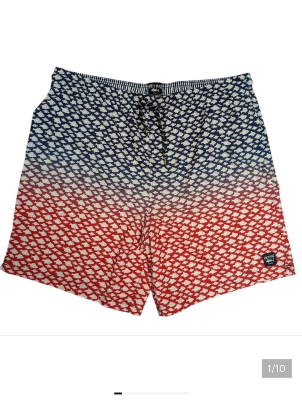 Spicy Tuna Fish Patterned Swim Trunks Size 2XL